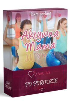 Okładka poradnika w formie kursu elektronicznego dedykowana dla mam, które urodził i chciałby wrócić szybko i bezpiecznie do swojej wymarzone formy.